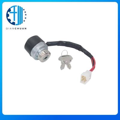 Ignition Starter Switch With Key 52200-41212 For Kubota M4900 M5700 M6800 M8200 M9000  Excavator Engine Spare Parts