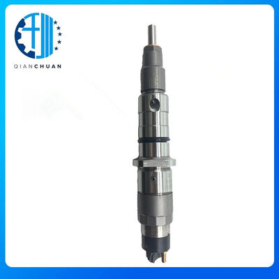 Set of 6 Common Rail Fuel Injectors 0445120236 / 5263308 / 6745-12-3100 For Komatsu PC300-8 PC350-8 PC360-8MO Cummins QSL8.9 QSL9 Excavator Engine Parts