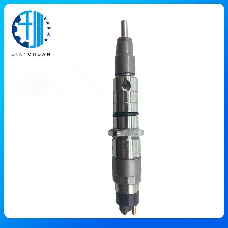Set of 6 Common Rail Fuel Injectors 0445120236 / 5263308 / 6745-12-3100 For Komatsu PC300-8 PC350-8 PC360-8MO Cummins QSL8.9 QSL9 Excavator Engine Parts